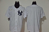 Yankees Blank White Nike Cool Base Jersey,baseball caps,new era cap wholesale,wholesale hats